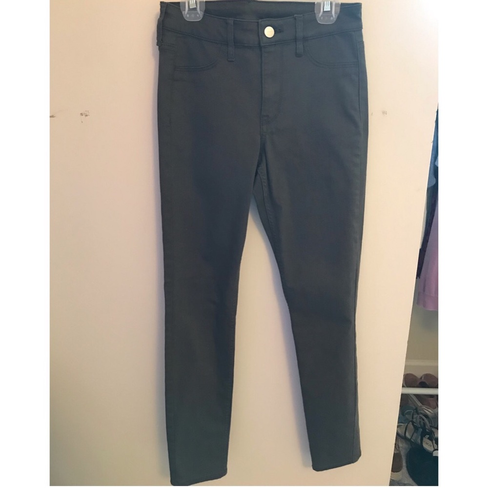 Olive Green Jeans